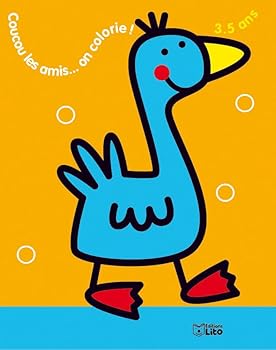 Paperback Coucou les amis... on colorie ! : Coccinelle Book