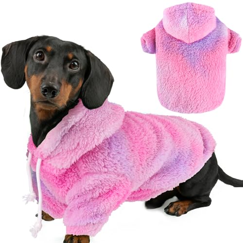 Baobicute Tie-Dye Dog Hoodie Sweaters for Large Dogs Designed Dog Clothes