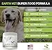 Earth Vet Super Immunity + for Dogs - Contains Organic Spirulina, Organic Chlorella, Organic Turmeric and Reishi Mushroom (60 Servings)