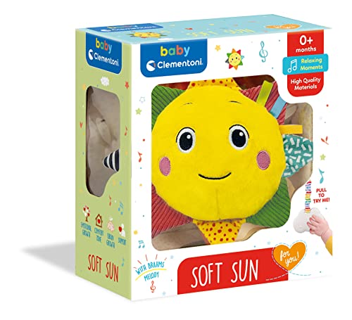 Clementoni 17795 Carillon Soleil Soft Sun Jouet Musical Cadeau Naissance Jouet D'Éveil Éducatif Bébé Jouet Jeu Premier Âge Carillon Bébé - vue 2