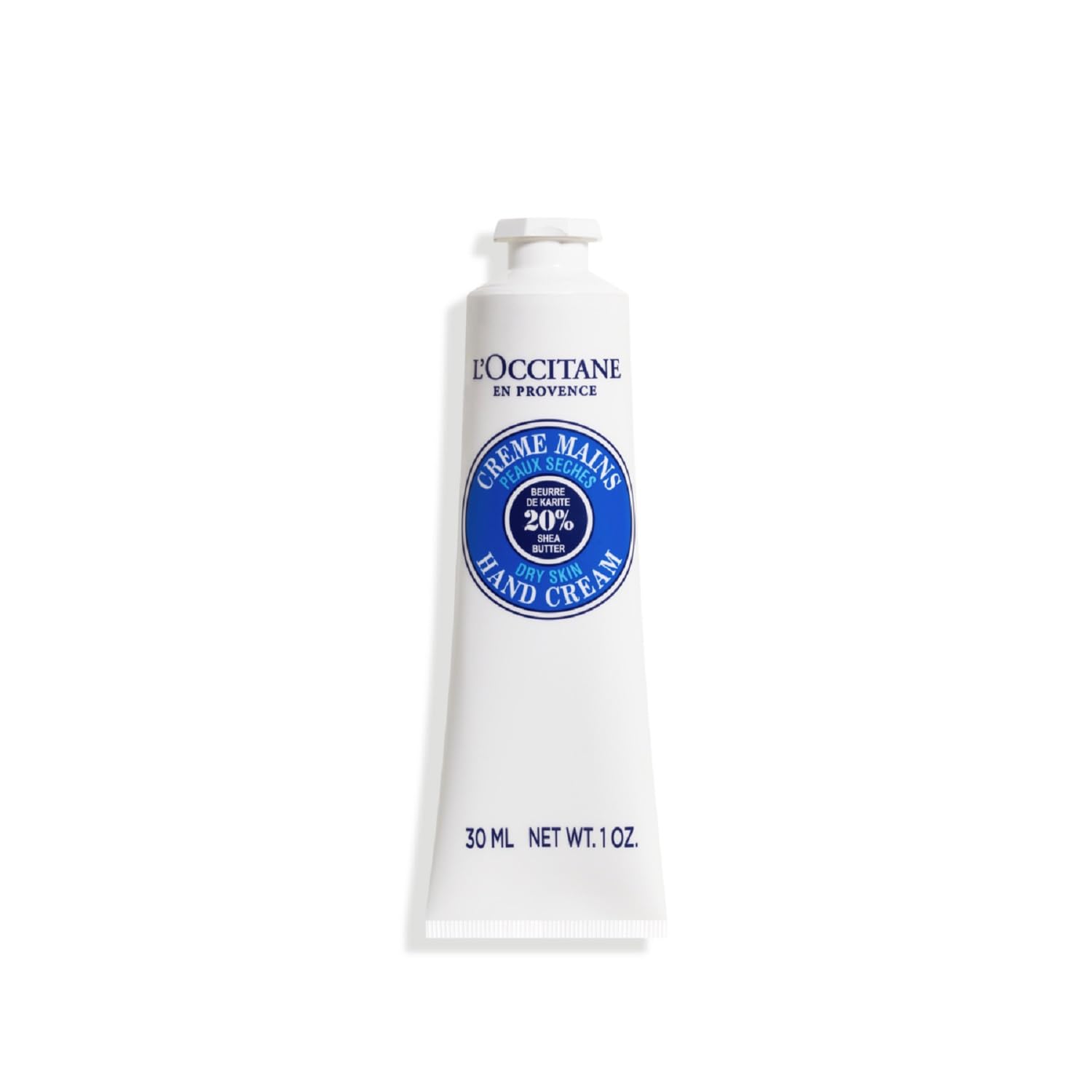 L'Occitane Shea Hand Cream, 1.0 fl oz (30 ml), Dry, Moisturizing, Popular for Women, Men