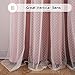 MYSKY HOME Pink Blackout Curtains for Girls Bedroom & Nursery Kids Blush Princess Double Layer Drapes, Polka Dots Sheer, Grommet Tops, 52x84 Inch, 2 Panels