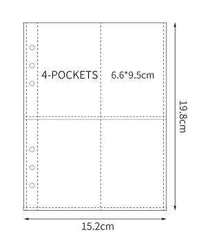 クリアファイルとチェキまとめ売り 13 リフィル クリアポケット トレカ 10枚 A5 6穴 サイズ 両面