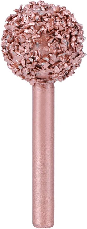 Tungsten Steel Pneumatic Grinding Head, Round Polished Ball, Durable Vehicle Repair Tool - High Temperature Brazing, Wear - Cutter, Professional Tire Repair (8005-01 Grinding Head coarse Sand 6 * 22