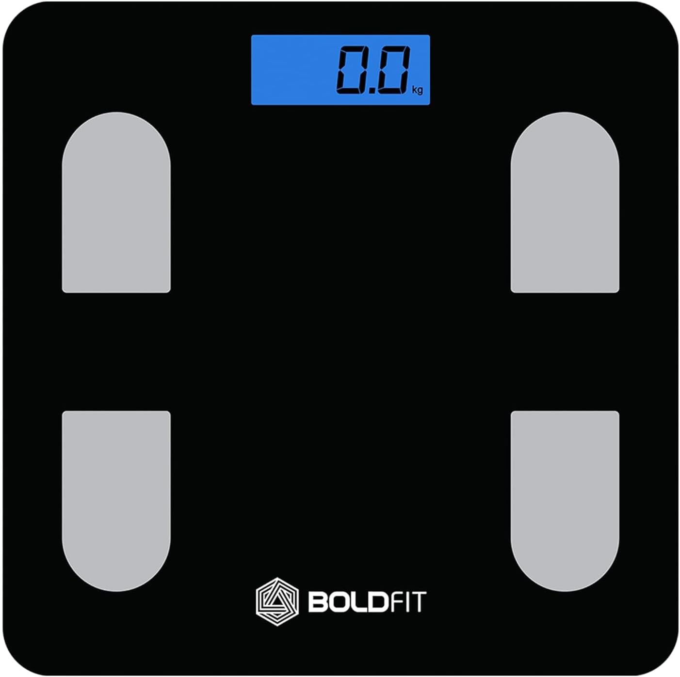 Boldfit Weight Machine for Home Digital Weighing Machine for Human Body with LCD Display Max Weight Capacity 180Kgs (Batteries Not Included) – Bathroom Scale for Home