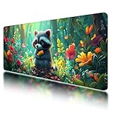【DIMENSIONI】: 800 x 400 x 3mm （31.5 x 15.7 x 0.12 inch）, questo ampio tappetino mouse è abbastanza grande da contenere il tuo mouse da gioco, la tastiera meccanica full-size e altri oggetti da scrivania, mantenendo la scrivania in ordine. Allo stesso tempo, offre ampio spazio per il gaming professionale o il lavoro d'ufficio