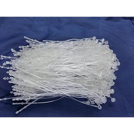 Amazon Co Jp 洋服 値札 付け に便利 タグファスナー ループピン 5000本セット 透明 ３インチ