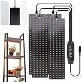 DAZZTIME Lampe de Plante LED,4 Pièces Lampe Plante Interieur,Lampe pour plantes,LED Grow Light,avec Minuterie de 3/9/12 Heures,10 Niveaux de Luminosité,pour Semis Succulentes