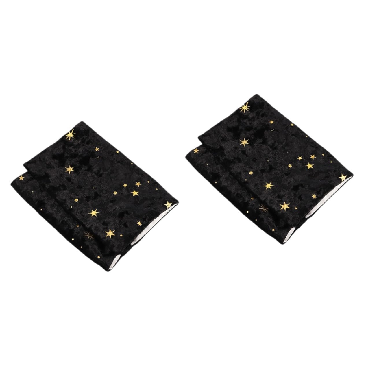 NUOBESTY 2pezzi Copertina Protettiva Decorativa Per Libri Tessuto Astuccio Elegante Per Diari e Taccuini Protezione Da Sporco e Macchie Design Chic Per Studenti e Amanti Dei Libri Velvet