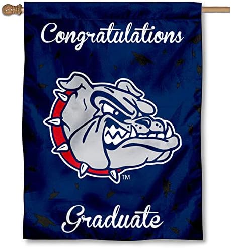 Gonzaga Bulldogs Graduation Gift Banner Flag
