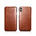 ICARER Leather Case Compatible for Phone Brown