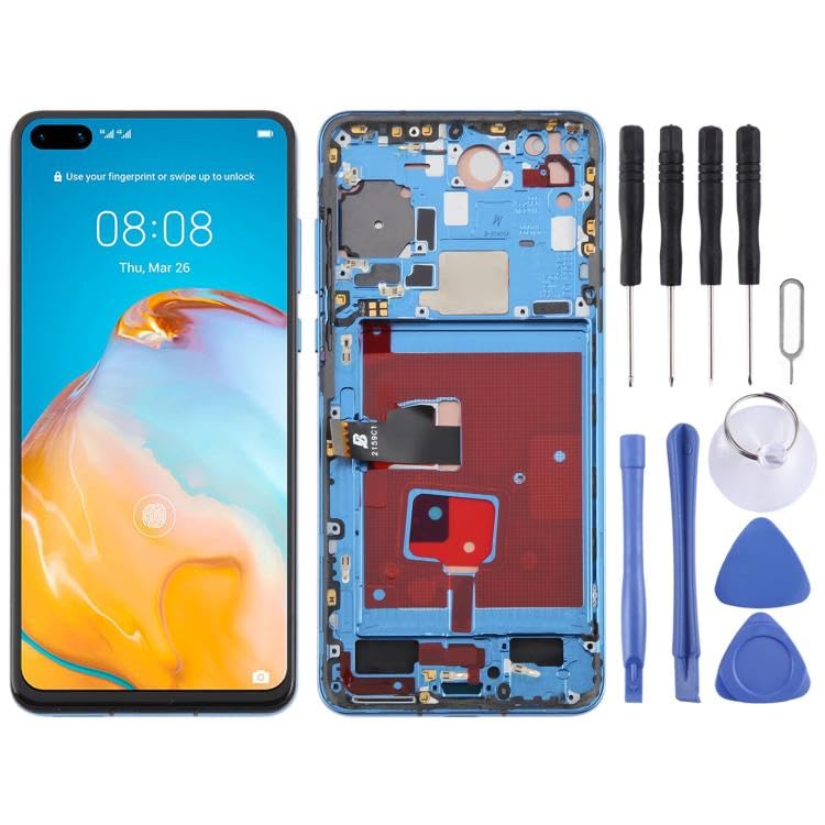Réparer un écran cassé de Huawei P40 avec ce bloc complet TFT sur châssis