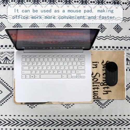 Housse pour ordinateur portable 13,8 x 10,2" loup rétro imprimé