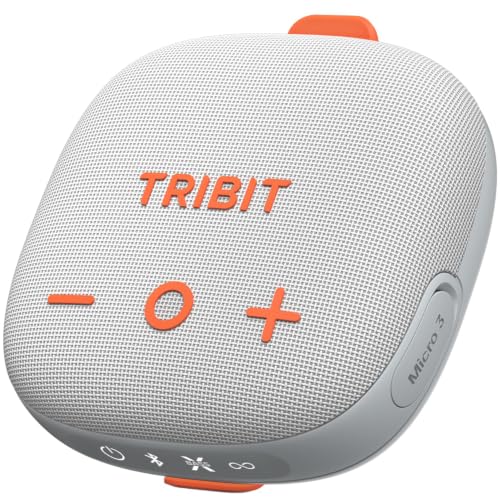 Image of Tribit StormBox Micro 3 Bluetooth Speaker, 13W, IP68, 24H Playtime,Gray