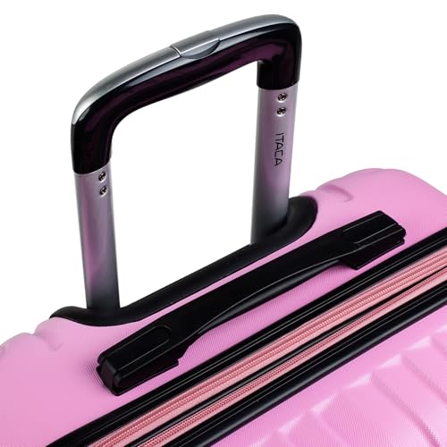 Image of ITACA Juego Maletas de Viaje 4 Ruedas Trolley ABS. Extensibles Rigidas Resistentes y Ligeras. Mango Asas Candado. Pequena Cabina Low Cost, Mediana y Grande y neceser. T71500, Pink, S + M, Casual