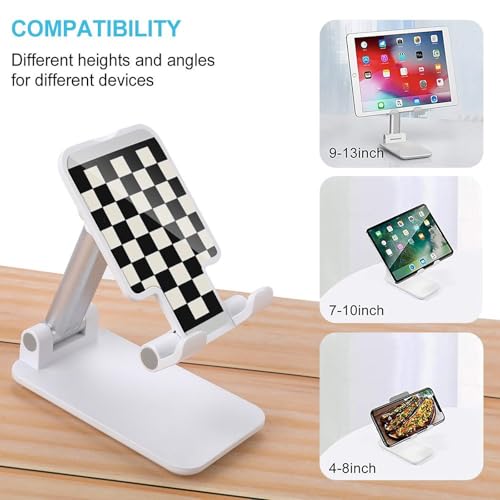 Support de téléphone de bureau réglable et compact au design bicolore