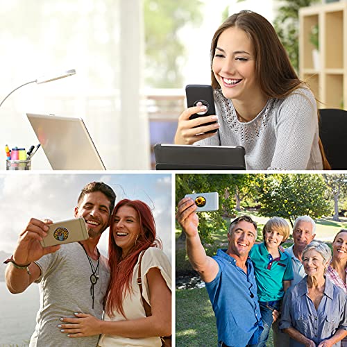 40 Pieces Blank Sublimation Phone Grip Holders Include 40 Collapsible Brackets And Sublimation Aluminum Sheets And Double-Sided Stickers Diy Expanding Finger Stand For Smartphones And Tablets (Black) #TOP6