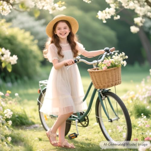 Image of Felix & Flora Toddler Girl Sandals - Flower Girl Dress Shoes Open Toe Little Kid Flats