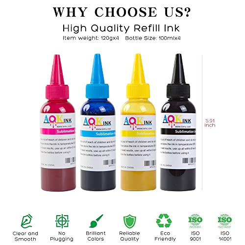 Tinta de sublimação de 400 ml para impressoras a jato de tinta Epson ET-2760 2720 4800 2803 15000 WF