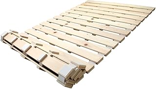 タンスのゲン すのこ ベッド セミダブル 折りたたみ 国産ひのき使用 ロール式 すのこベッド すのこマット セミダブルベッド 17610029(115149)