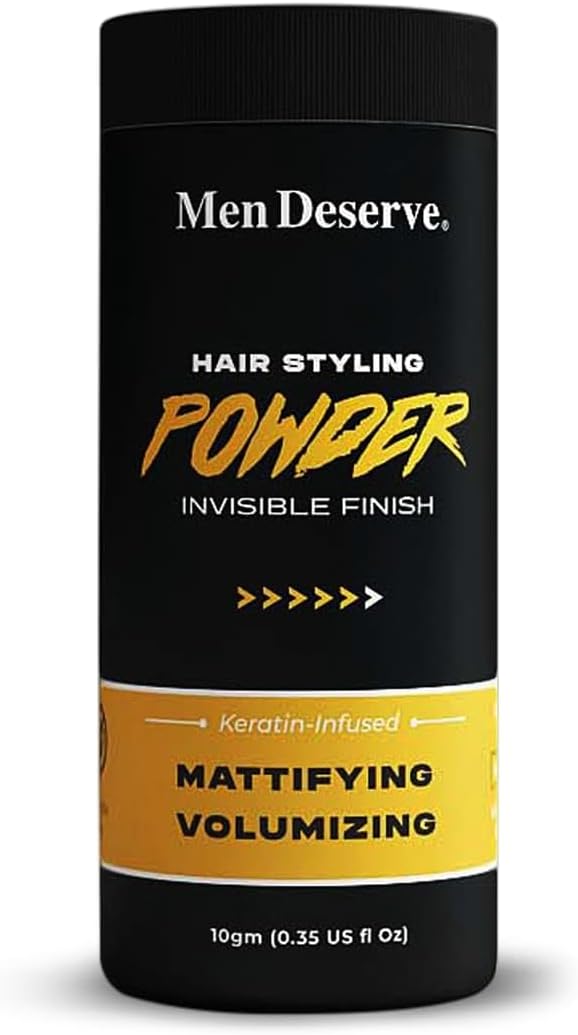Hair Styling Powder Wax (10g) | For Hair Volume, Strong Hold, and Matte Hair Look | Invisible Finish Hair Powder for Men | Sulphates and Paraben Free | Hair Volume Powder For Men