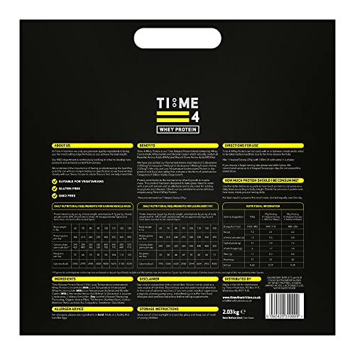 511l Time 4 Whey Protein - Time Release Blend of Whey Protein Isolate, Whey Protein Concentrate, Micellar Casein, BCAAs… - Image 3
