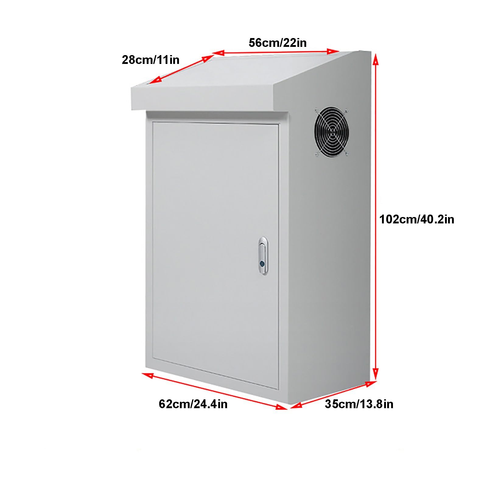 Caja Eléctrica Metálica Estanca, Caja Antipolvo con Cerradura 304 Reforzada