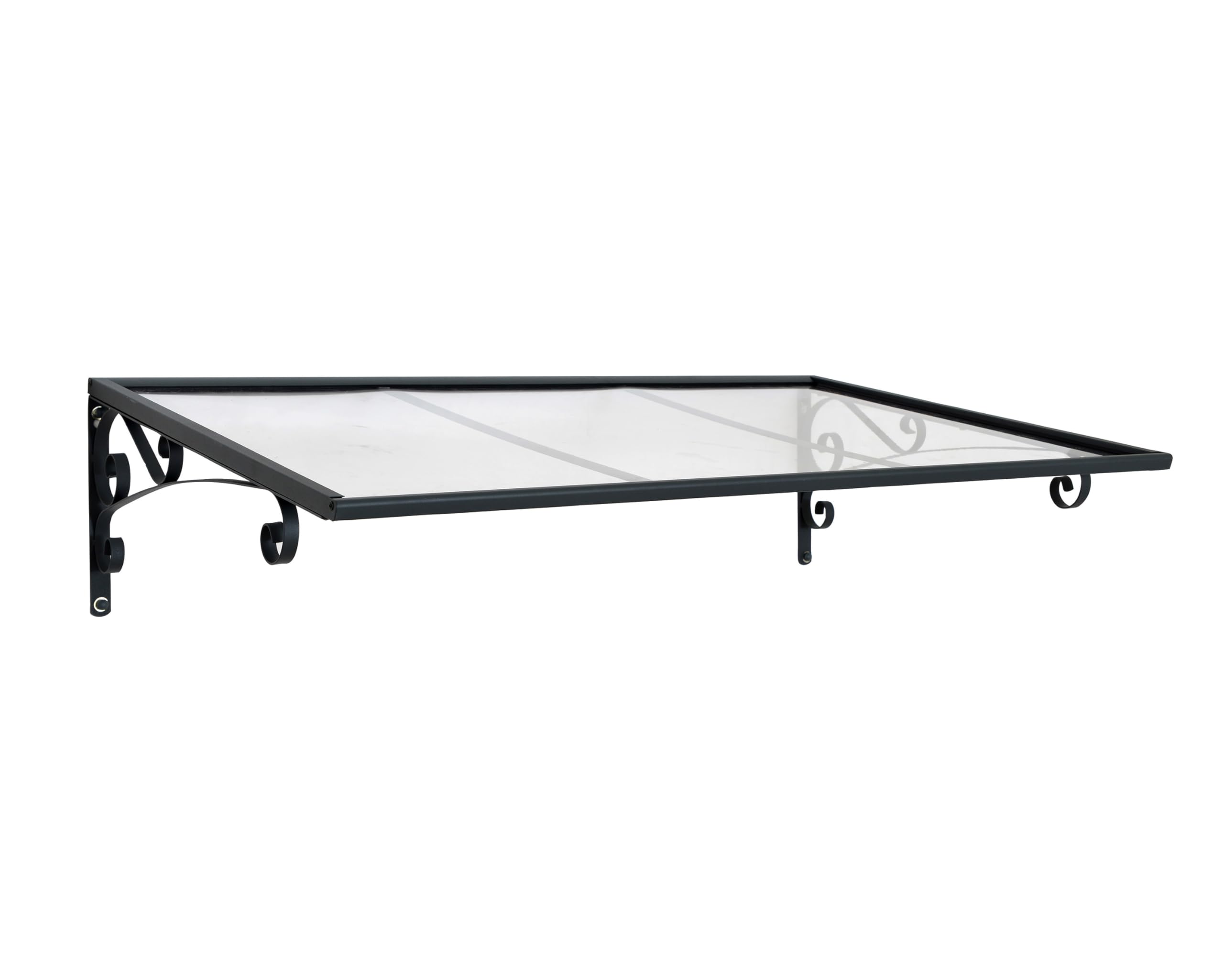 Palram Auvent Vénus ™ 1350 Transparent – Housse pour auvent de Porte Durable