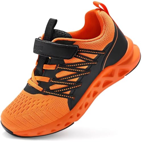 Image of koppu Boys Girls Shoes Non-Slip Tennis Shoes Fashion Lightweight Breathable Kids Sneakers for Little Kids /Big Kids