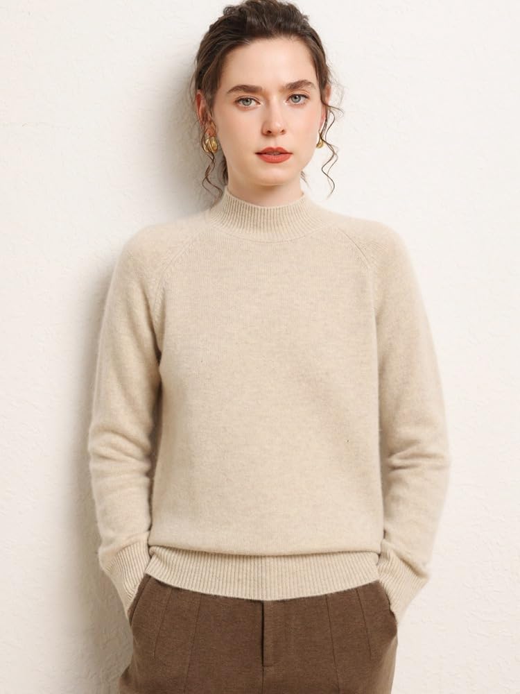 Cashmere Shirt Autumn and Winter Women's Knit Base Shirt Loose Thick Sweater