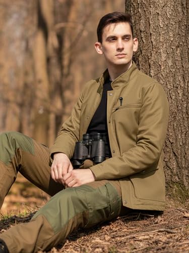 Image of URBAN BUCK Concealed Carry Jacket Men Insulated Heavy-Duty Tactical Sherpa Stealth Jacket with Pockets