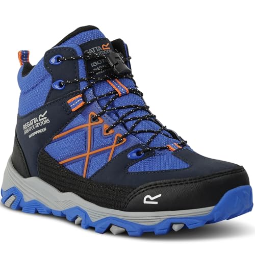 Regatta Scarponi da trekking unisex Samaris III per bambini con tecnologia Isotex, perfetti per escursionismo, attività all'aperto e uso quotidiano