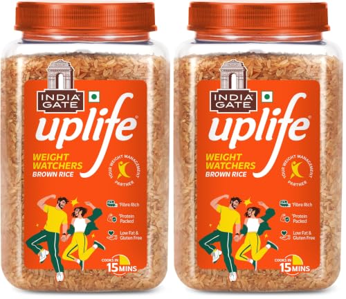 Image of India Gate Weight Watchers Special Brown Rice 1Kg (Pack of 2)