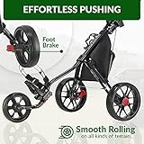 Caddytek CaddyLite 11.5 V3 3 Wheel Golf Push Cart - Lightweight, Easy To Fold - Image 4