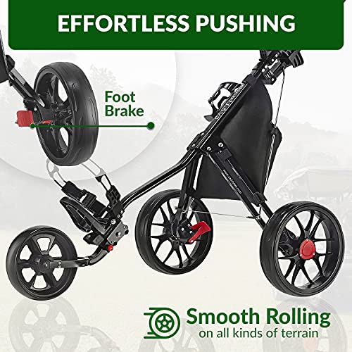 Caddytek-CaddyLite-115-V3-Carrito-de-Golf-de-3-Ruedas-Ligero-facil-de-Plegar