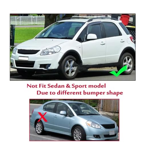Bavettes Suzuki SX4 pour stopper la boue | Garde-boue sur mesure - 4
