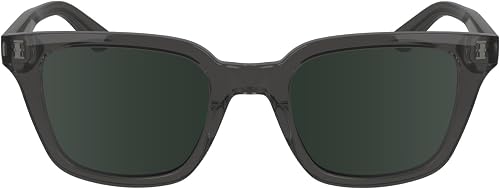 Calvin Klein Unisex Adult Sunglasses CK24506S - Grey with Solid Dark Green Lens