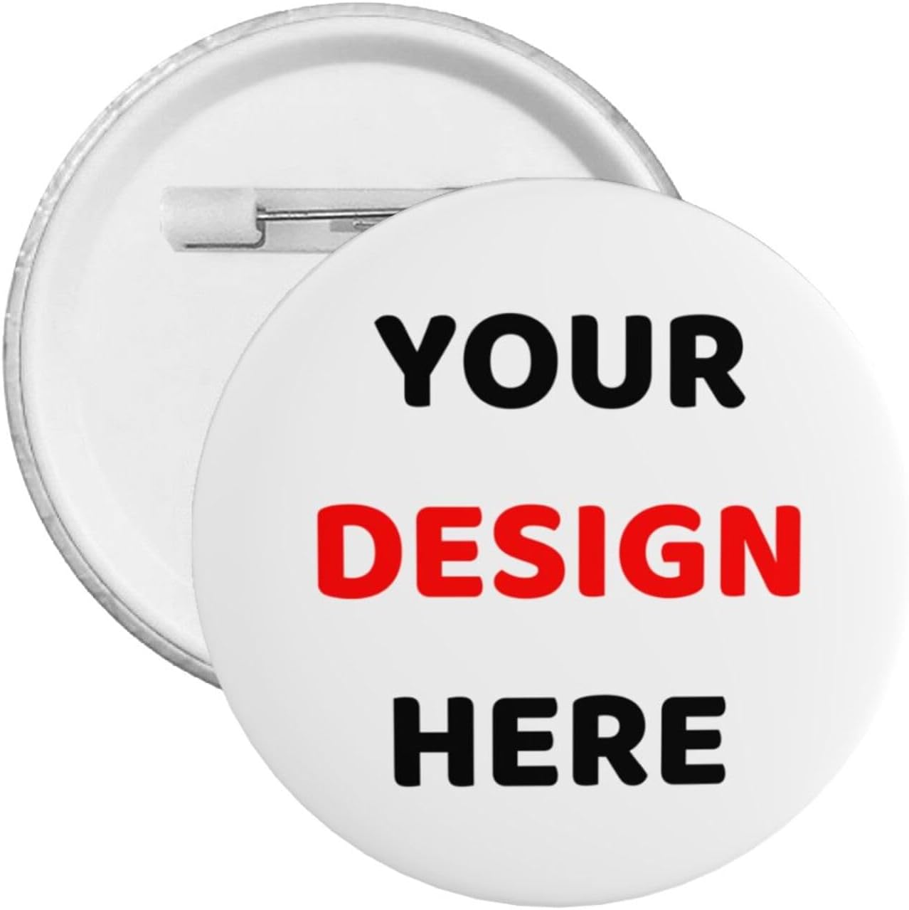 Custom Pins Buttons Bulk Custom Your Own Name Text Picture Personalized Pinback Button Badges for Men Women Wedding Party