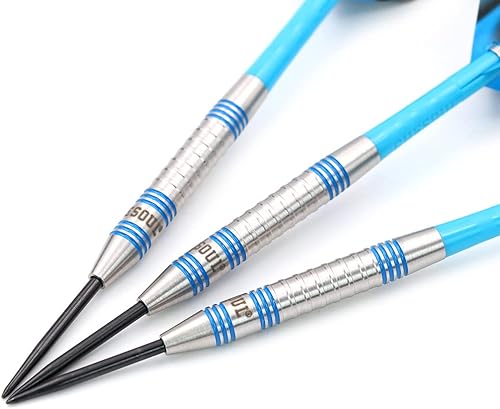 Miniatura 124 de CUESOUL Professional Tungsten Steel Tip Dart Set 85% Tungsten 22g/24g/26g-Glory Series
