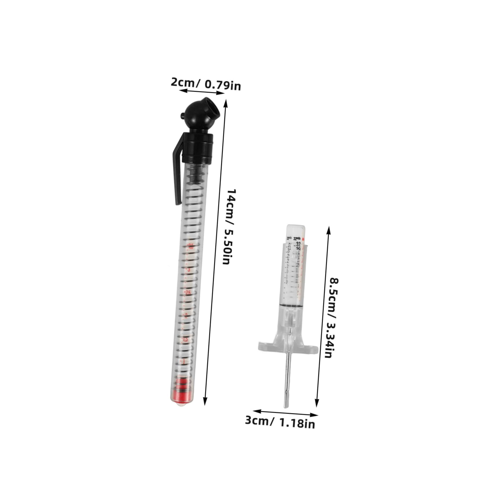 Alipis Universal Tire Depth Gauge Tool Tread Depth Meter for Cars Check Tire Wear Ensure Safety Road