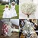 DEEMEI 12 PCS Babys Breath Artificial Flowers Fake Babys Breath Flowers Artificial Bulk White Gypsophila Bouquets Real Touch Faux Flowers for Wedding Floral Arrangement Party Home Decoration