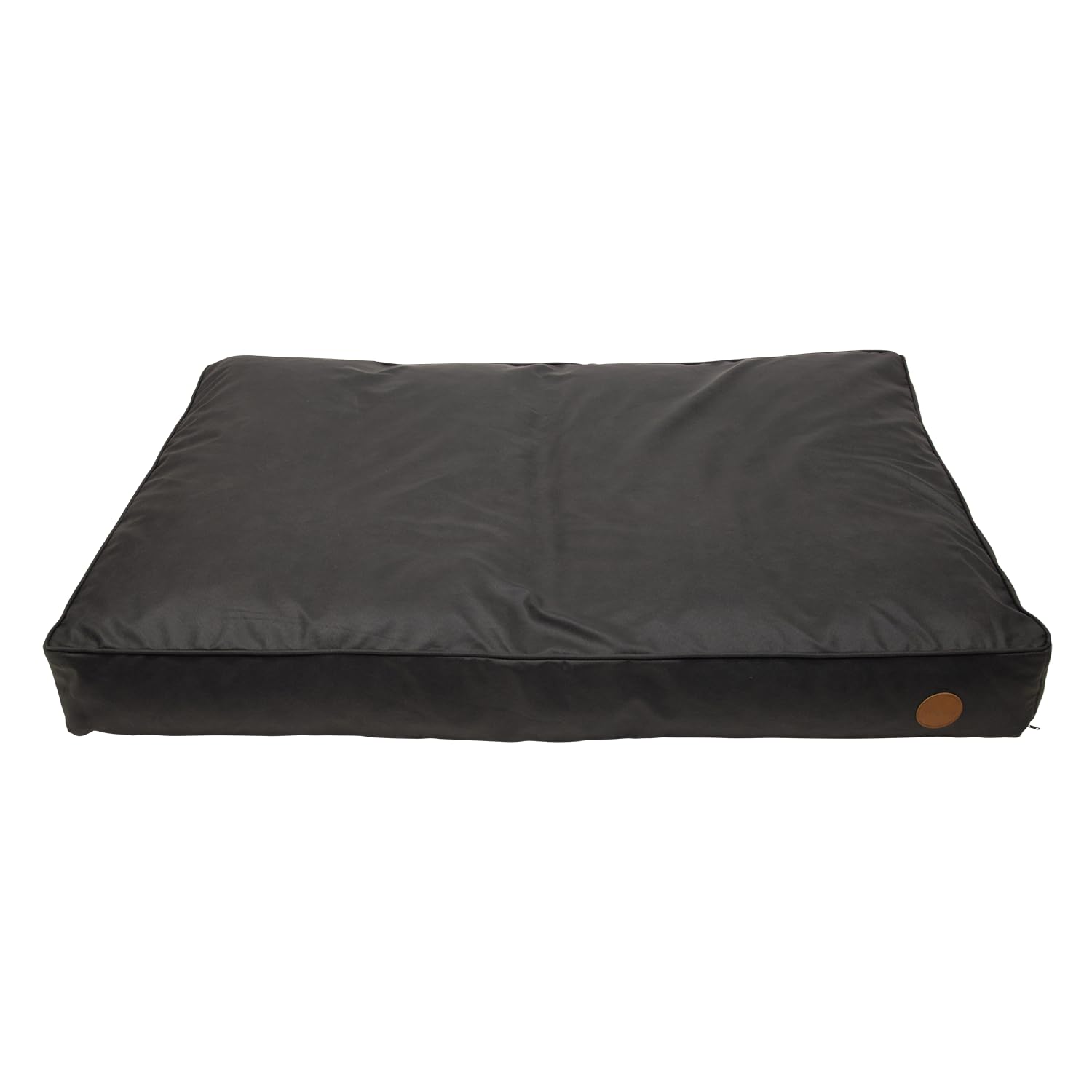 JACK AND VANILLA, Stylish Black Dog Bed, Soft Padding for Optimal Comfort, Easy to Care, Size 120 x 80 cm, Perfect for Large Dogs, Timeless Classy Model