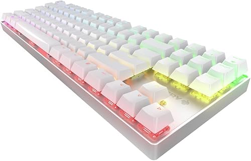 Miniatura 2 de Cherry Teclado inalámbrico MX 8.2 TKL para juegos. TenKeyless compacto. Teclas mecánicas con retroiluminación RGB de 87 teclas, teclas ABS.