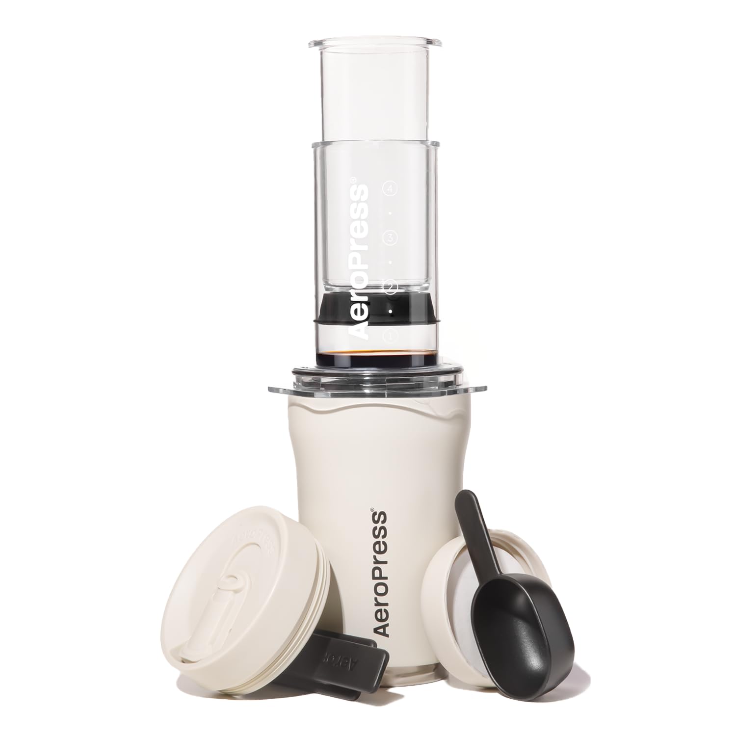 AeroPress Go Plus cafeteira portátil pequena, ideal para viagem