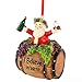 Ornativity Santa Wine Barrel Ornament - Santa On Wine Barrel Christmas Holiday Tree Decoration