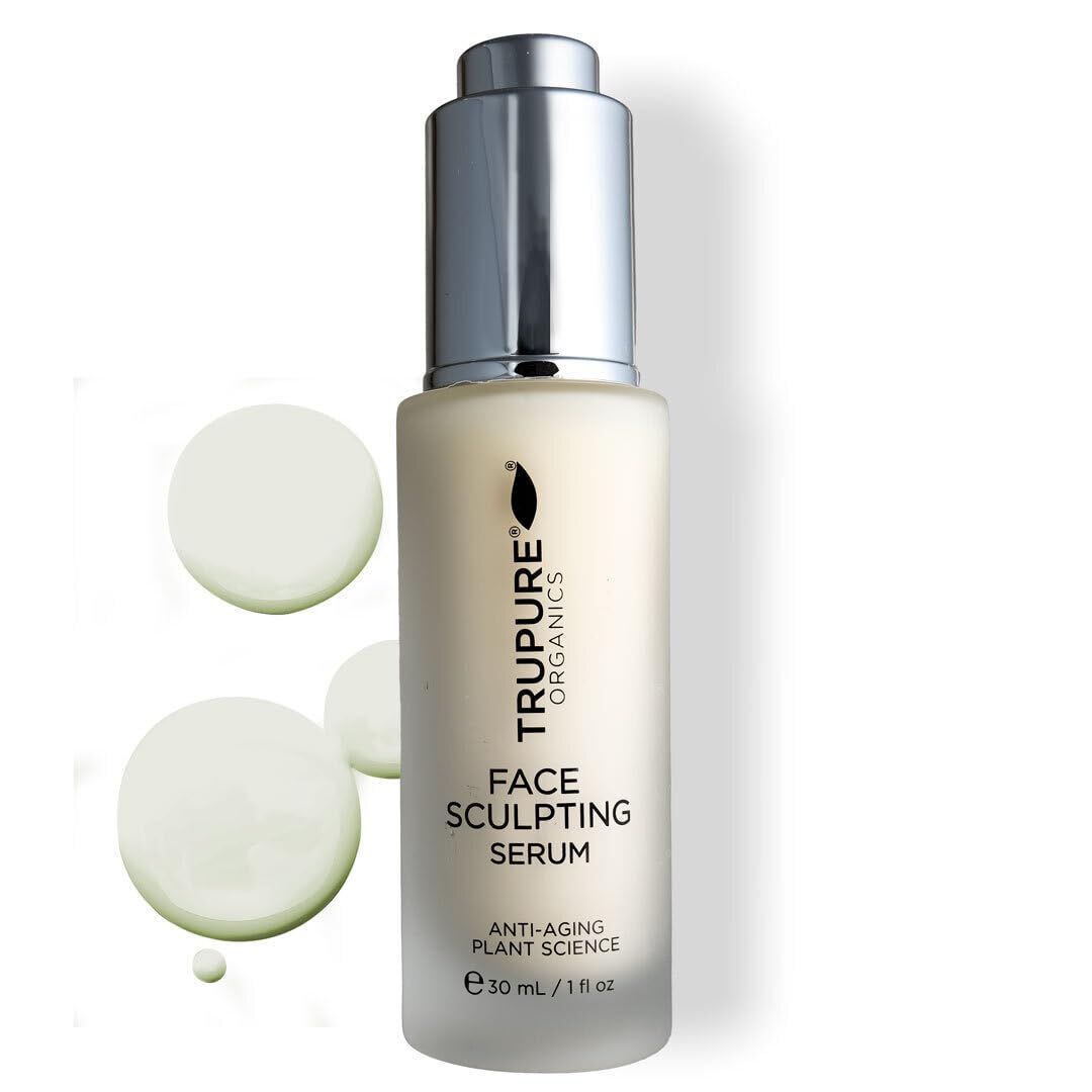 Face Sculpting Serum for Women 55+ | Anti-Aging Lifting Serum for Mature Skin | Plant-Powered Formula for Firmness & Contour | 1 oz