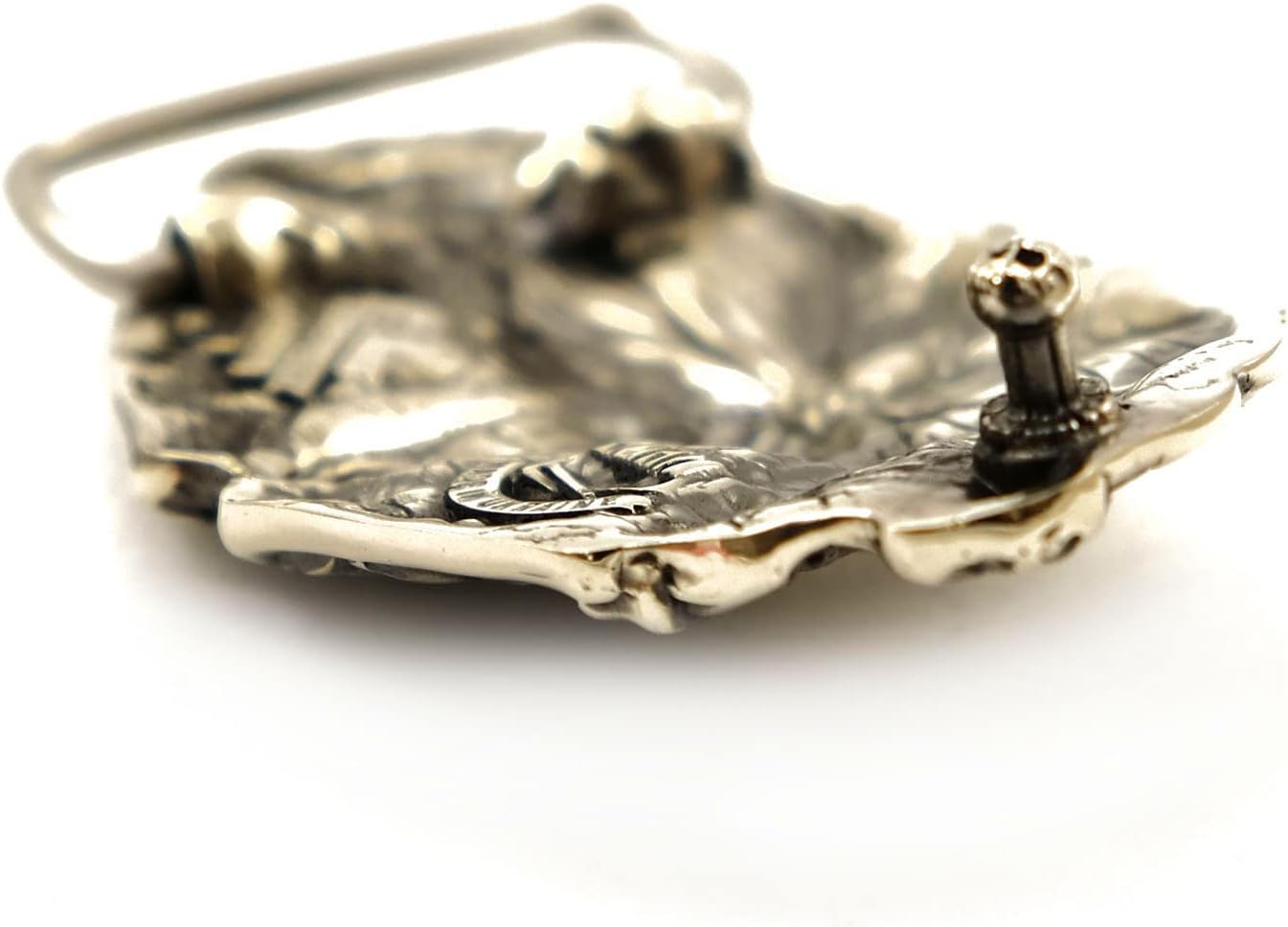 Cerberus Belt Buckle, Handmade multi-headed dog Hound of Hades german silver belt buckle