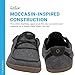 Xero Shoes Men's Kona Barefoot Casual Slip On, Asphalt, 11