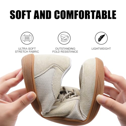 Image of Barefoot Shoes for Men, Spacious Toe Box Zero Drop Minimalist Walking Sneakers, Breathable Lightweight Non-Slip Casual Shoes