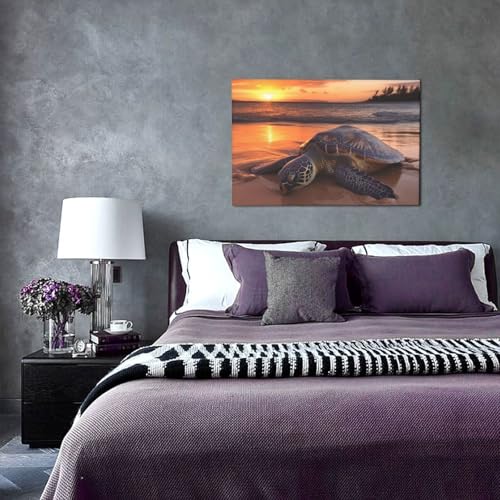 Toile murale moderne et résistante BSCKKDMN au design bord de mer - 5